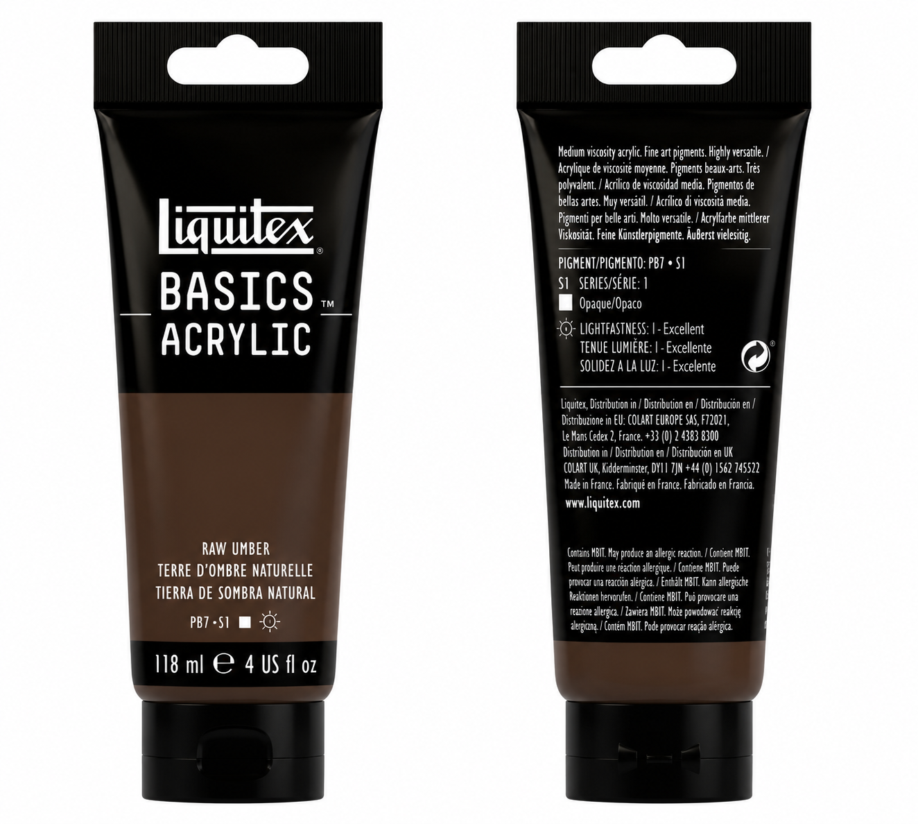Liquitex Basics Acrylic Paint Raw Umber 118ml