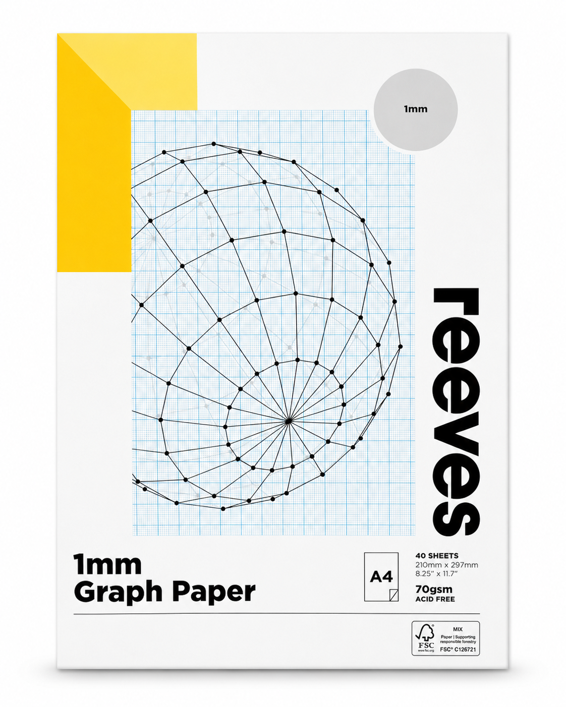 Reeves Graph Paper A4 1mm