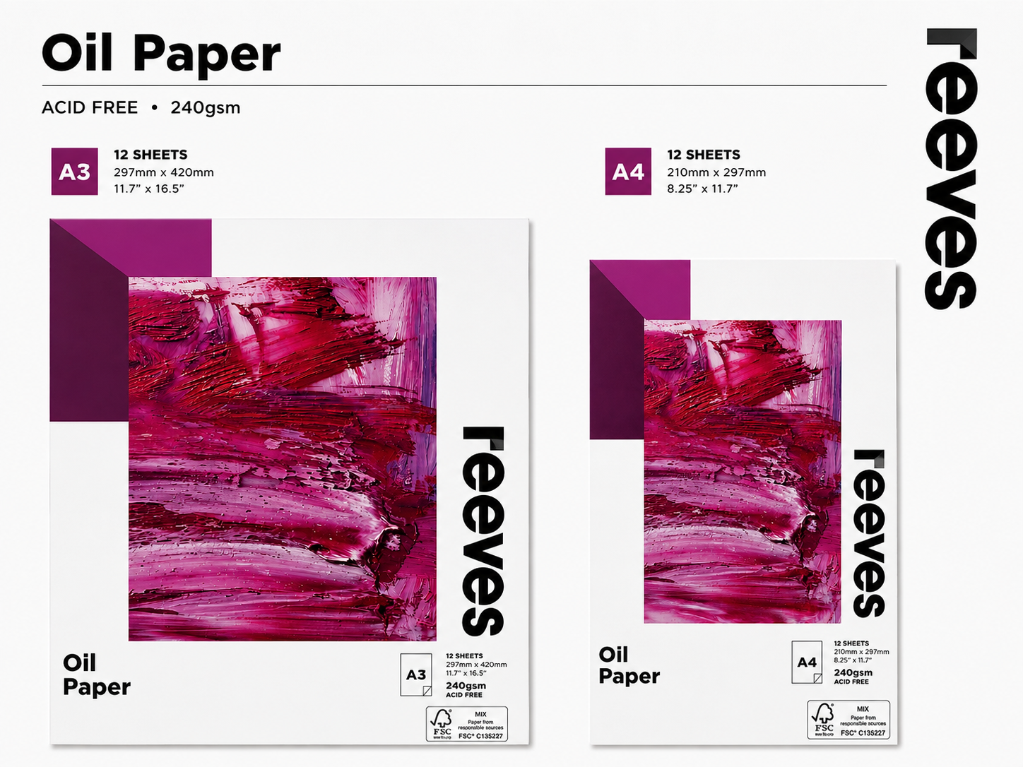 Reeves Oil Paper Pad