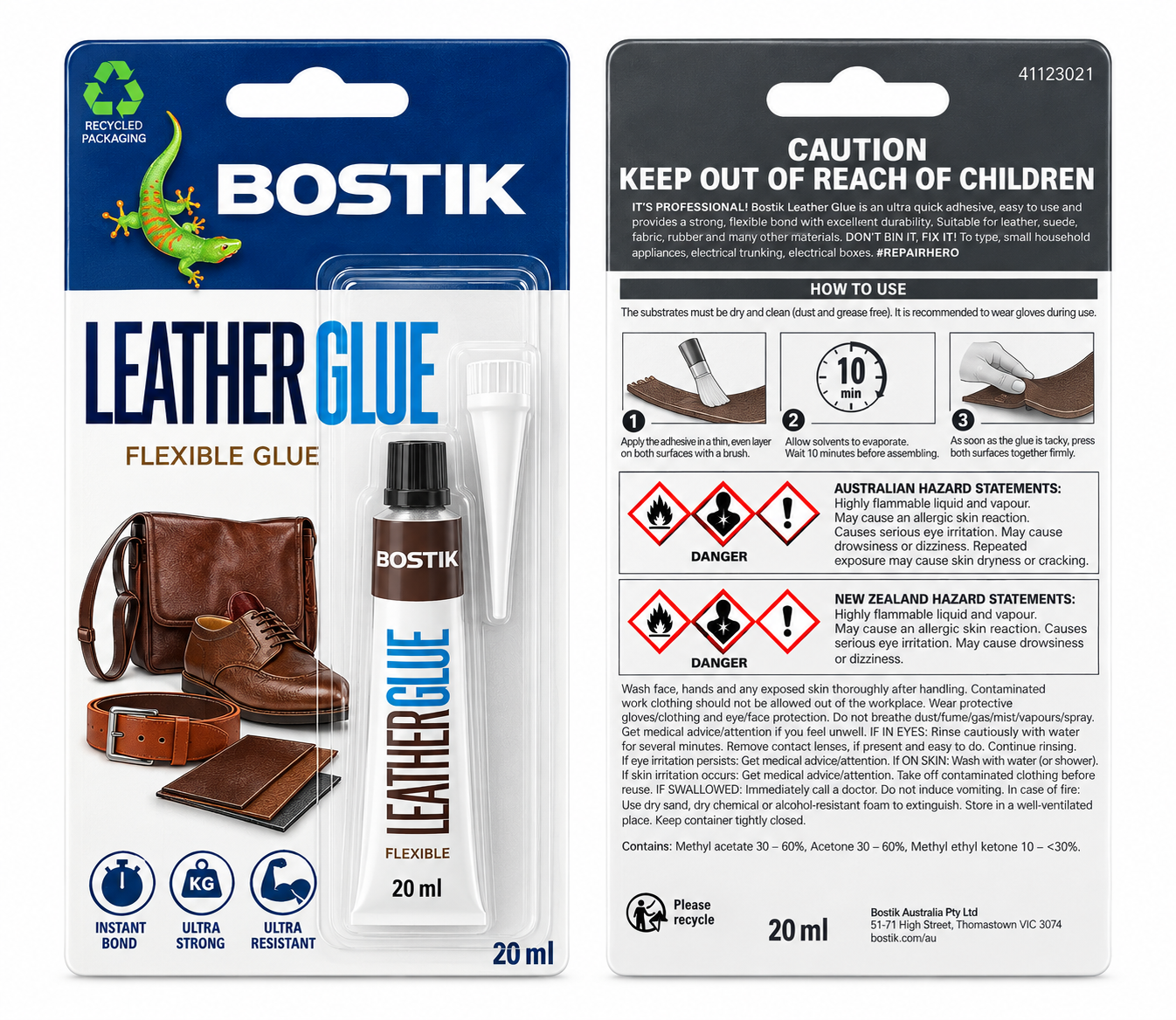 Bostik Super Glue Liquid Multi-Purpose Clear Glue 3 x 1g