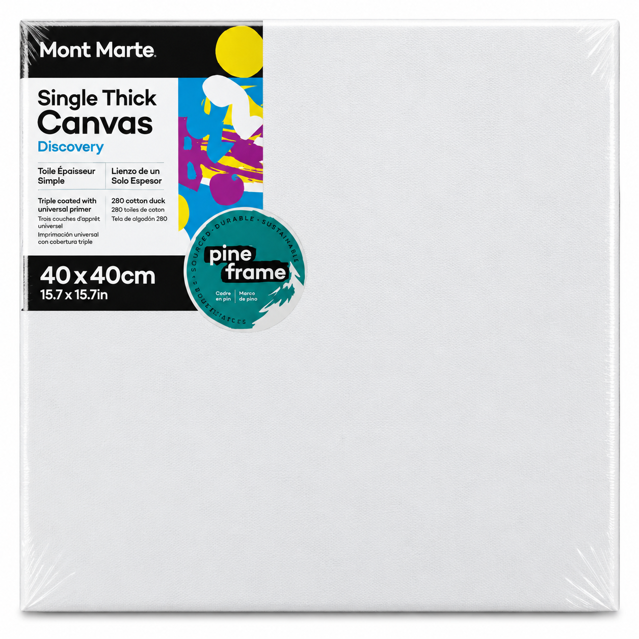 Mont Marte Single Thick Canvas 40 x 40cm