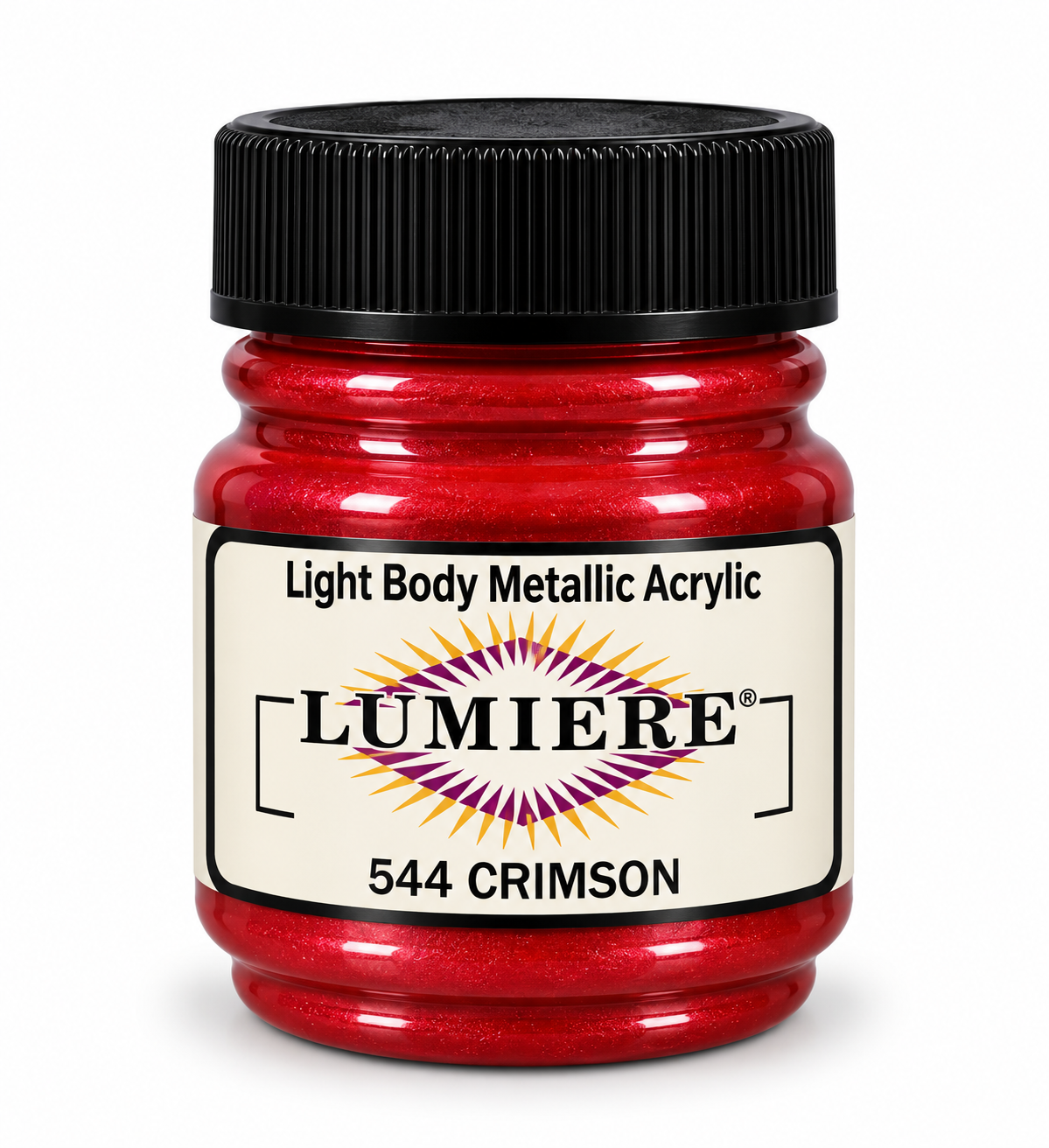 Jacquard Lumiere Crimson Metallic Acrylic & Fabric Paint 66.54ml