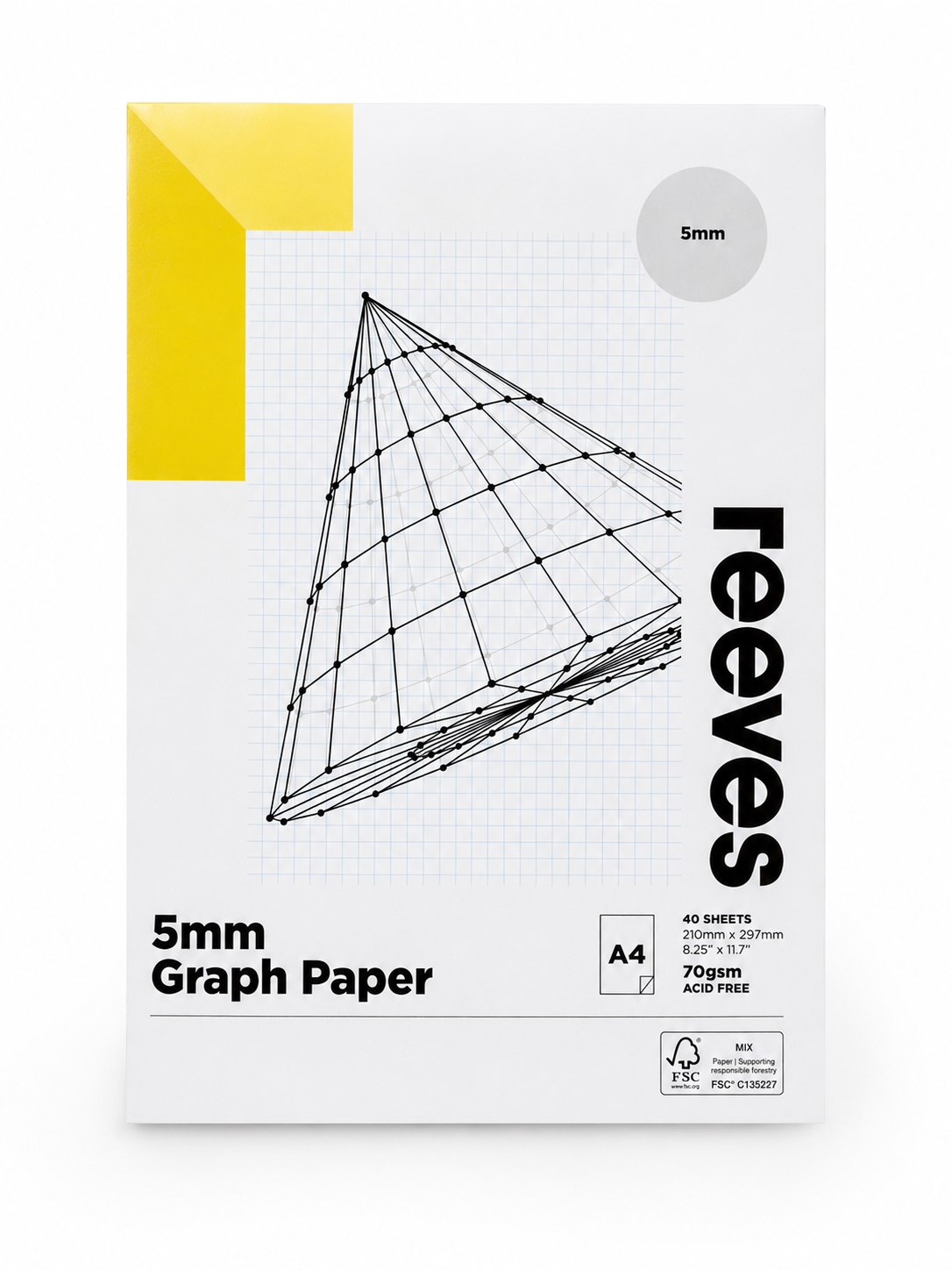 Reeves Graph Paper A4 5mm