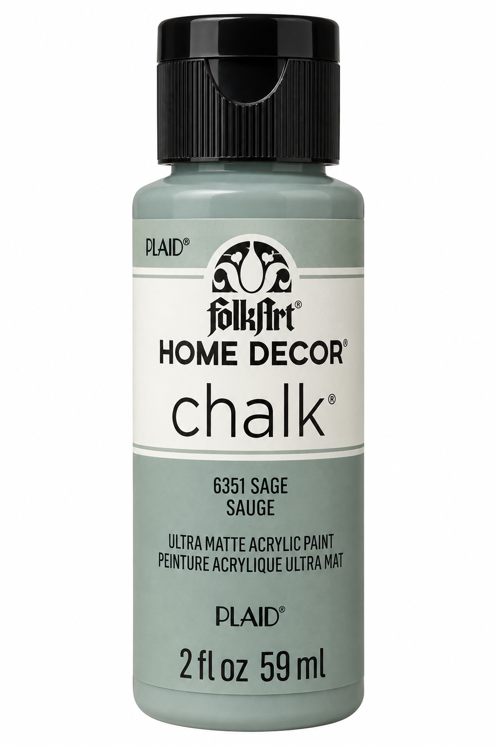 FolkArt Home Decor Chalk Acrylic Paint Sage 59ml