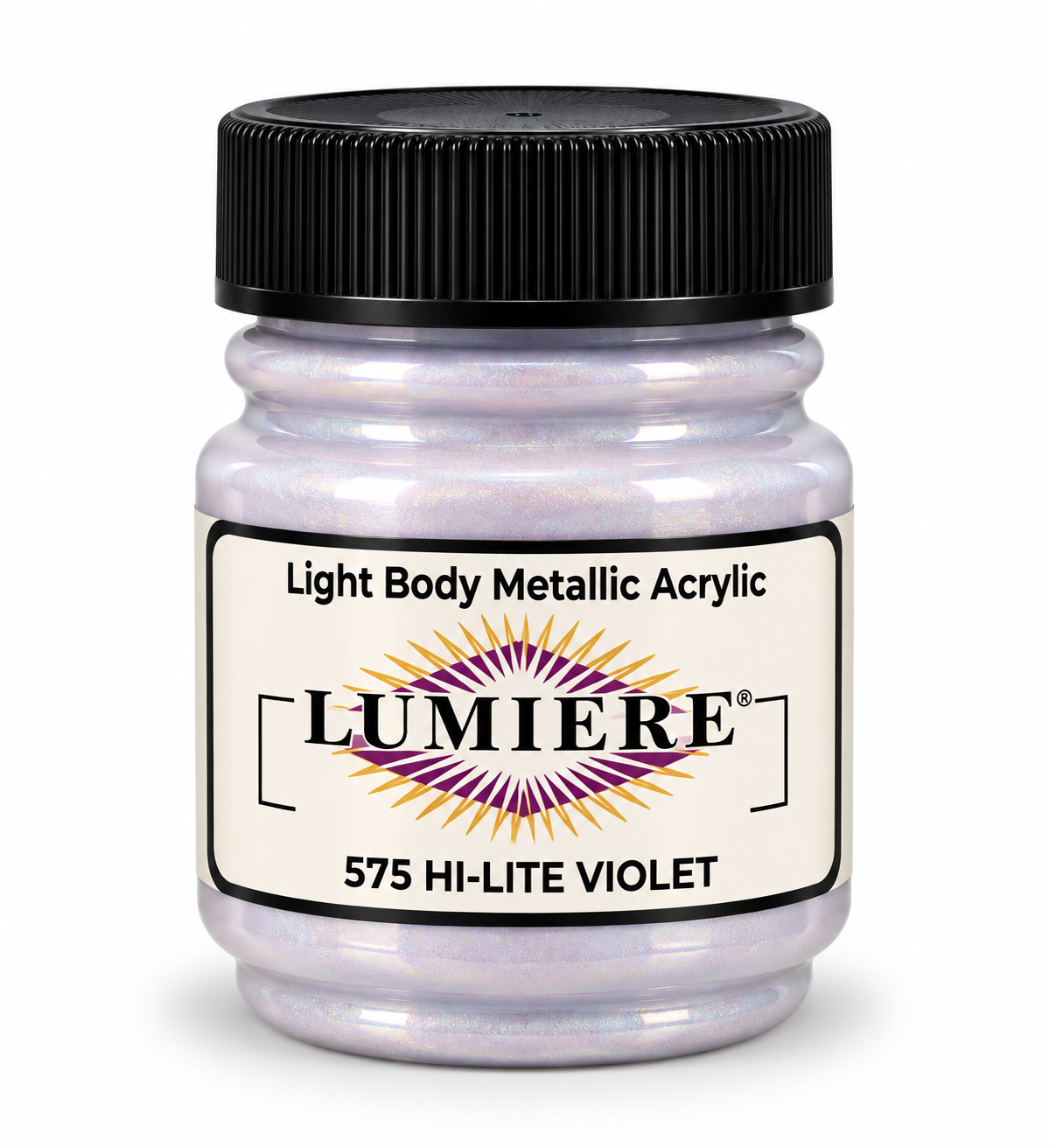 Jacquard Lumiere Hi Lite Violet Metallic Acrylic & Fabric Paint 66.54ml