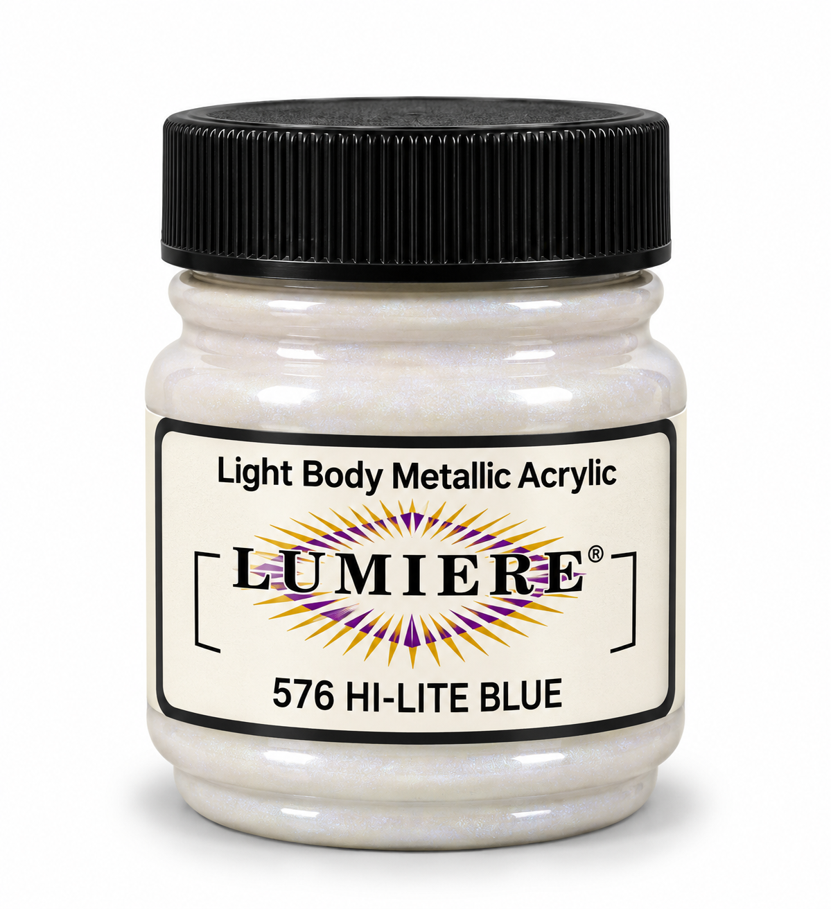Jacquard Lumiere Hi Lite Blue Metallic Acrylic & Fabric Paint 66.54ml