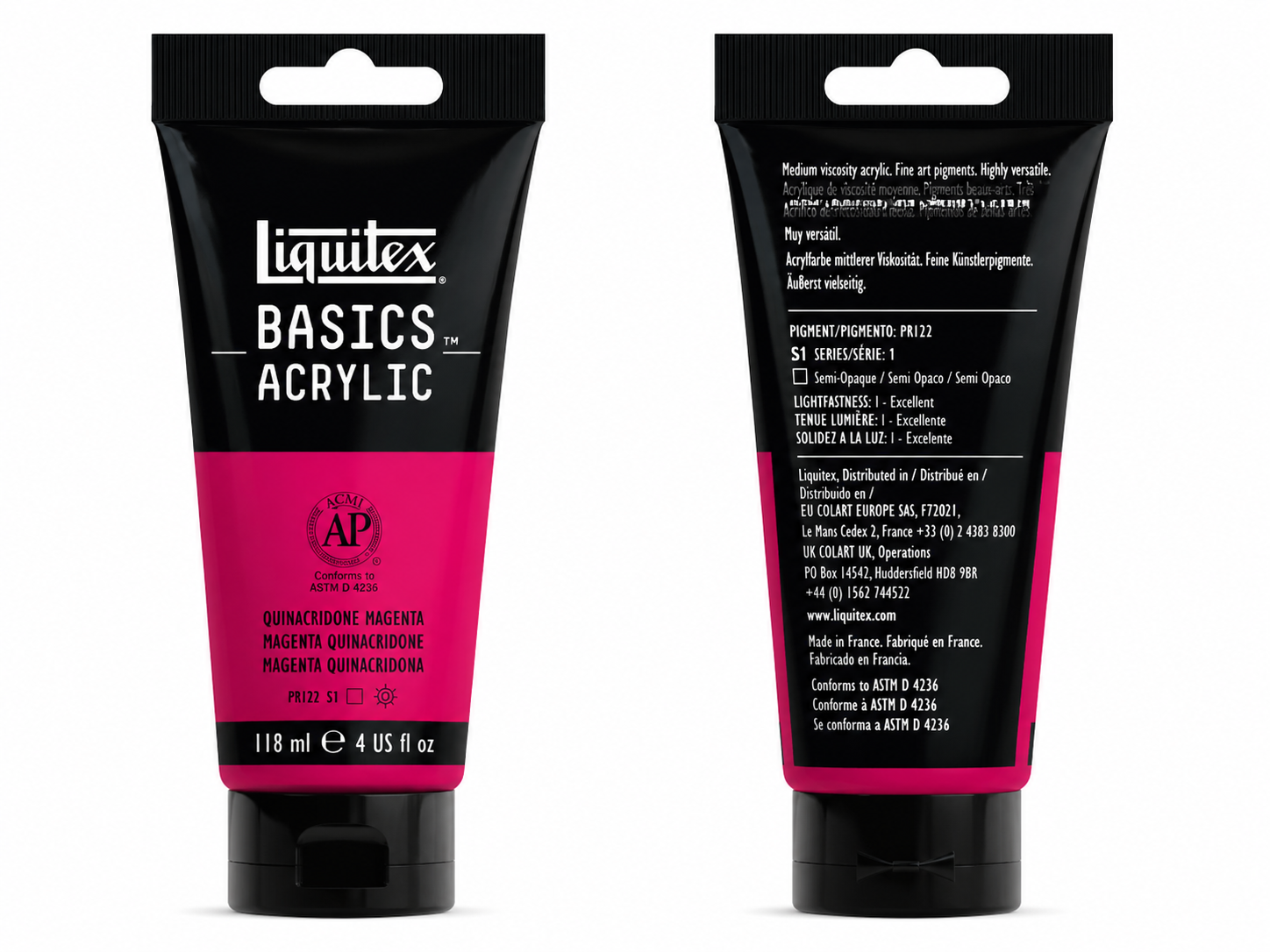 Liquitex Basics Acrylic Paint Quinacridone Magenta 118ml