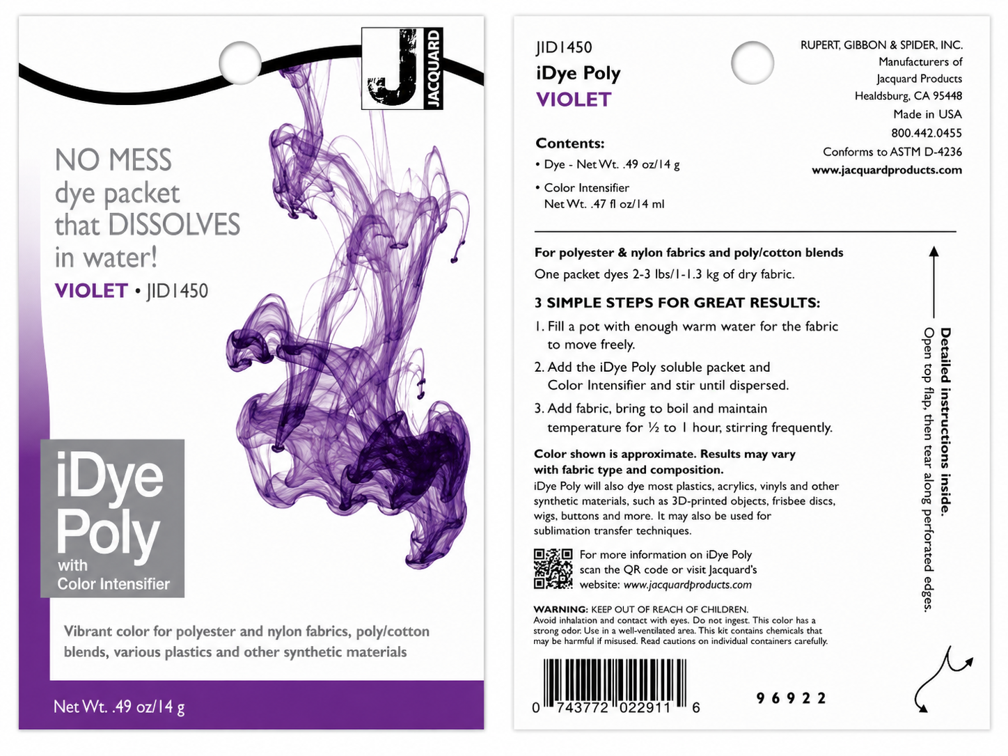 Jacquard iDye Poly Violet 14g